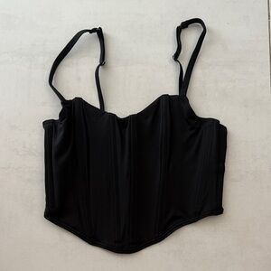 Gilly Hicks Black Corset Top